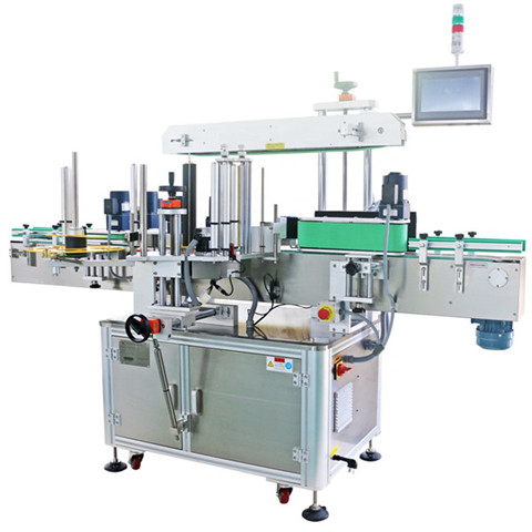 Masina kahepoolse sildistamise masina tootja kõrge kvaliteediga hulgimüügisiltidega kinnitatud kleepimismasin kahepoolne poolautomaatne 