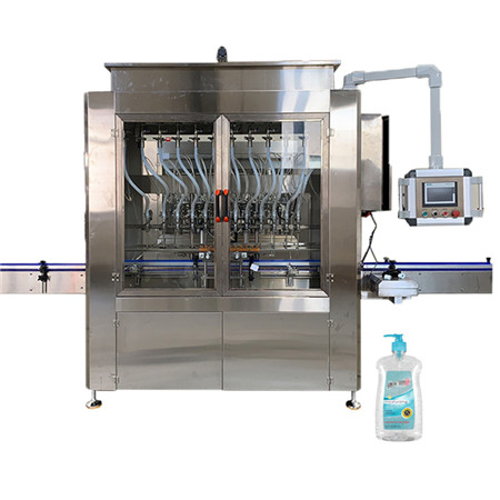 Automaatne viskoosse vedelkolbiga täitmise varustus - täielik pesuvahendi villimispakend masin käte desinfitseerija / tomatipasta / alkoholigeel / toiduõli jaoks 