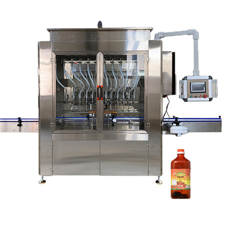 Poolautomaatne G1wg pasta ja vedeliku täitmise masin vee ja tee / mahla / mee / alkoholi / desinfektsioonivahendi jaoks 