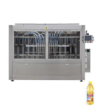 Automaatne PLC juhitav servokolvi tüüpi vedel pudeli õli täitmise masina täitemasin, millel on pakkimismasina ISO sertifikaat 