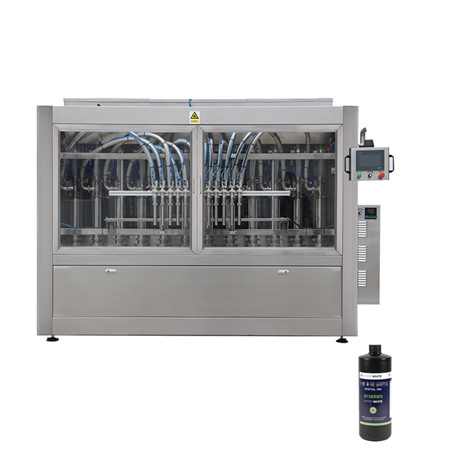 Mitme düüsi vedeliku täitmise korgiga masin Automaatne jookide või mahlade villimise masin 100ml kuni 1500ml 