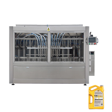 Automaatne 3L-10L suure pudeli veeõli pesemise täitmise korkide sildistamise pakkimisseadmete masin 