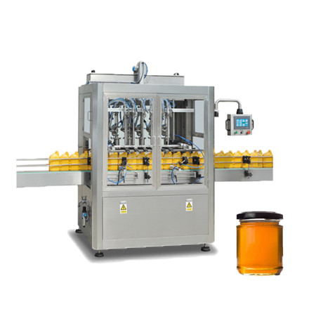 Automaatne 4 peaga ülevoolav suure mahuga pudelivedeliku täitmise masin, eriti vahtplastist vedeliku jaoks 