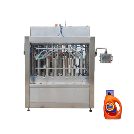 Täisautomaatne kolvi 4/6/8 mitme peaga vedeliku / puhta veega pudelisse pakkimise / pakkimise masin (AFLS-840/860/880) 